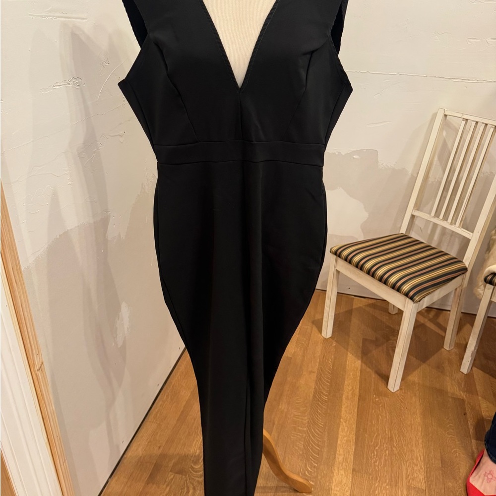 Charlotte Russe Black Backless Dress